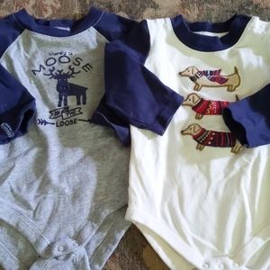 Gymboree Long Sleeved Onesie Bundle